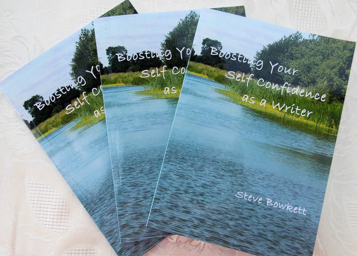 Image: Book cover for Boosting Your Self Confidence as a Writer by Steve Bowkett