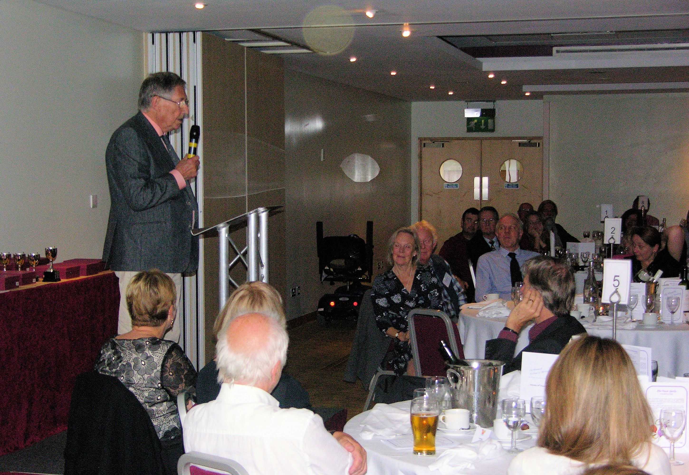 Image: Photo of David Nobbs at the 2014 festival