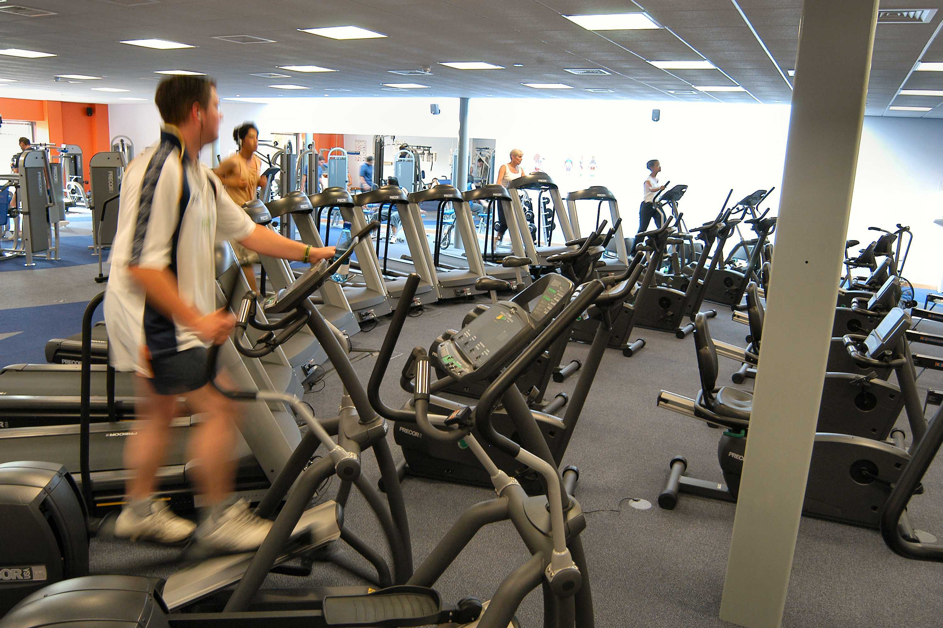 Image: Photograph of the fitness suite