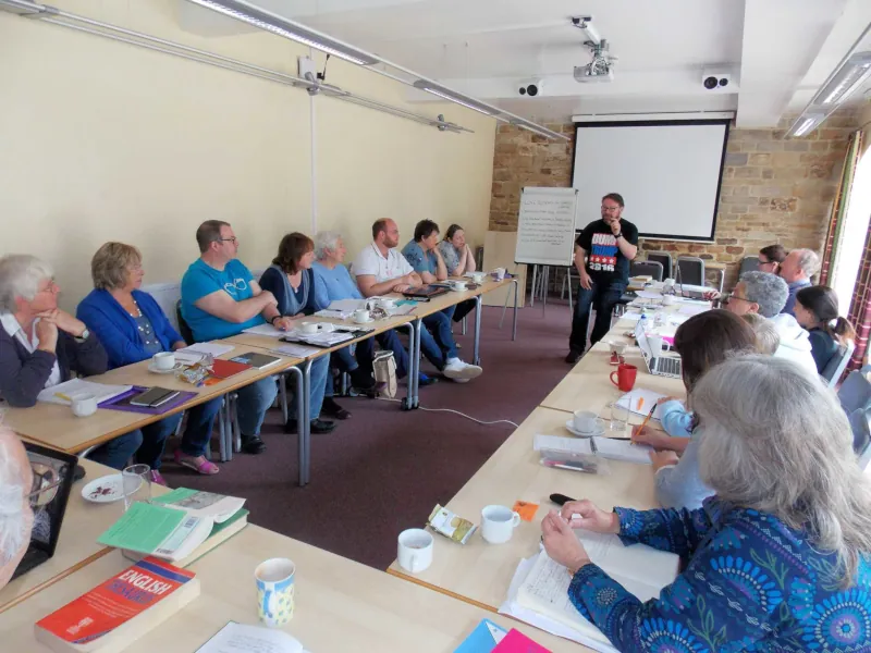 Image: Photograph of a class at Wentworth in May 2016