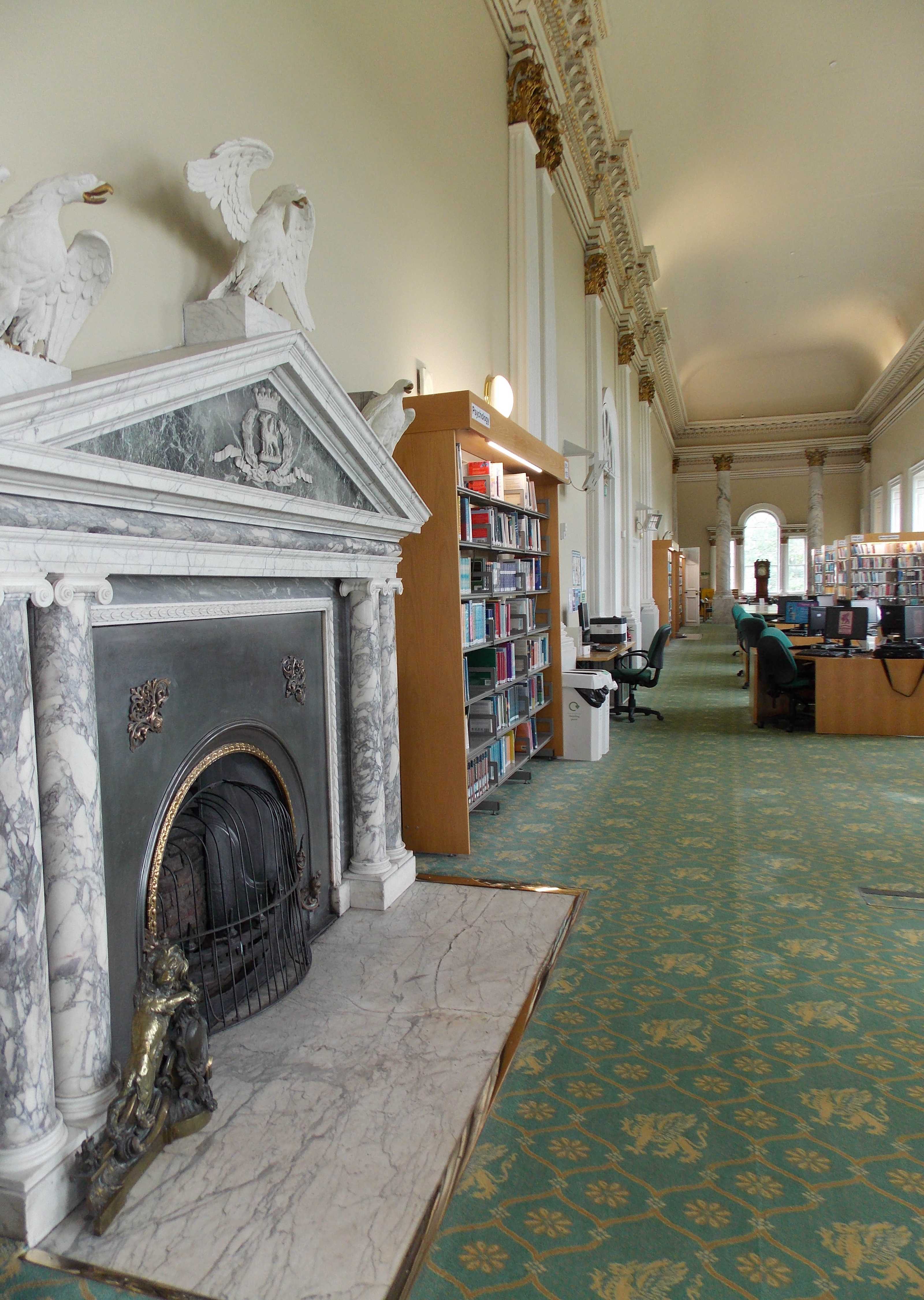 Image: Photograph of the library interior at Wentworth